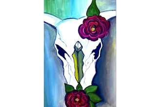 O’Keeffe’s Cow Skull with Roses